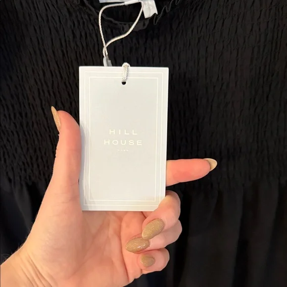 Hill House Elegant Louis Black Nap Textured Dress - Picture 4 of 6